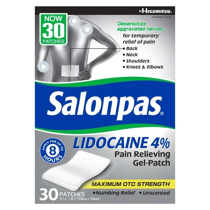 Salonpas Lidocaine Pain Relieving Patches