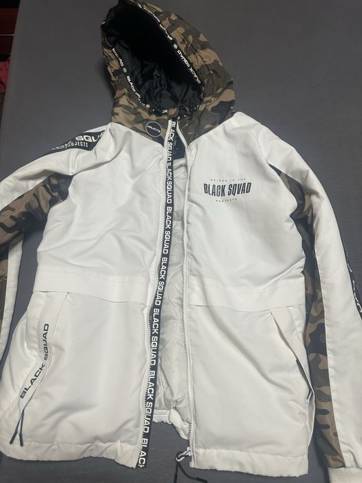 Geaca barbati blacksquad alba M