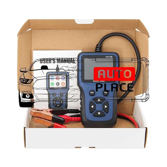 Тестер за акумулатори V311B 12V / 2000A