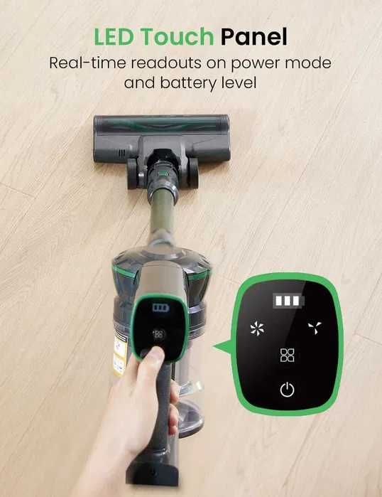 Вертикална прахосмукачка Vexilar Blitz V9 Pro, лек ДЕФЕКТ