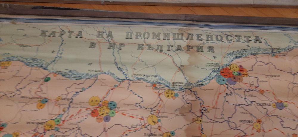 Голяма учебна стара карта 200/130 3бр.