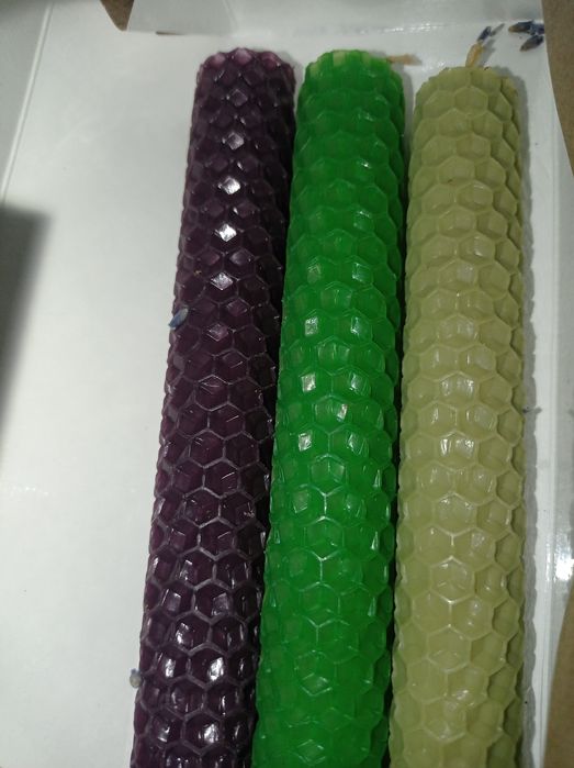 Свечи с медовой вощины