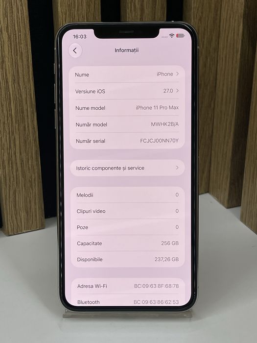 Iphone 11 Pro Max 256Gb 74% baterie Garantie/Factura #62887
