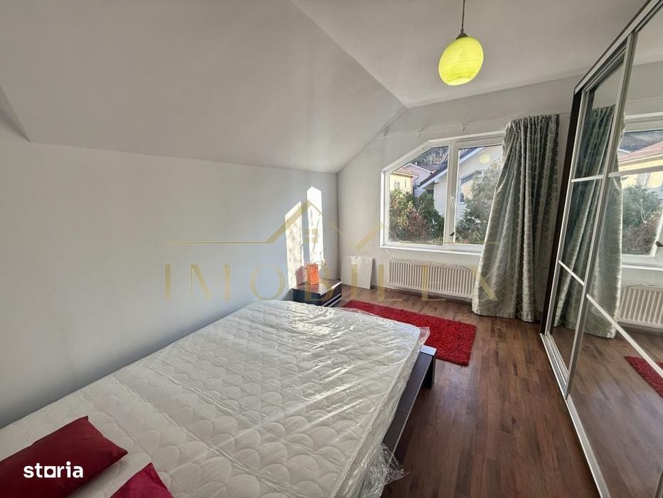 Casa tip duplex 4 camere de inchiriat, gradina, zona Subcetate