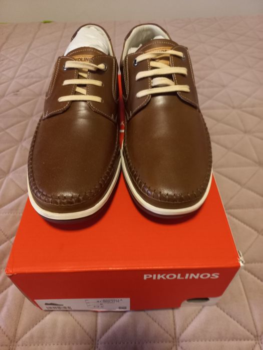 Pantofi casual pentru bărbați Pikolinos Marbella M9A-4118 de culoare maro, confecționați din piele naturală