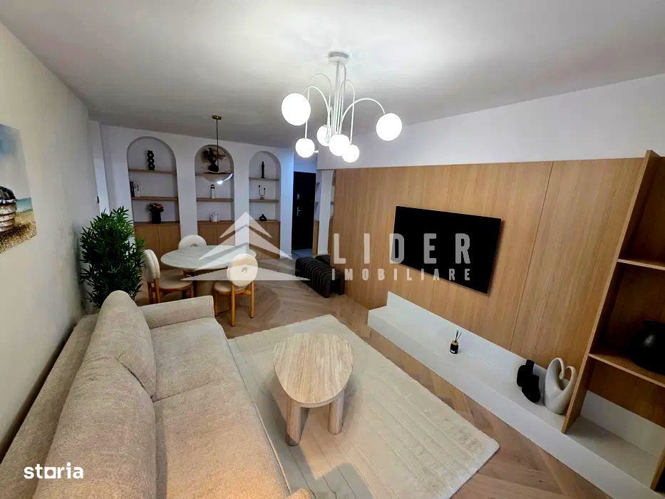 Apartament  2  camere imobil nou  finisat mobilat si utilat