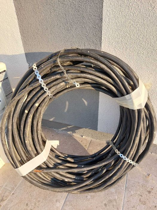 Cablu 4x4mmp 50m cu mantie metalica