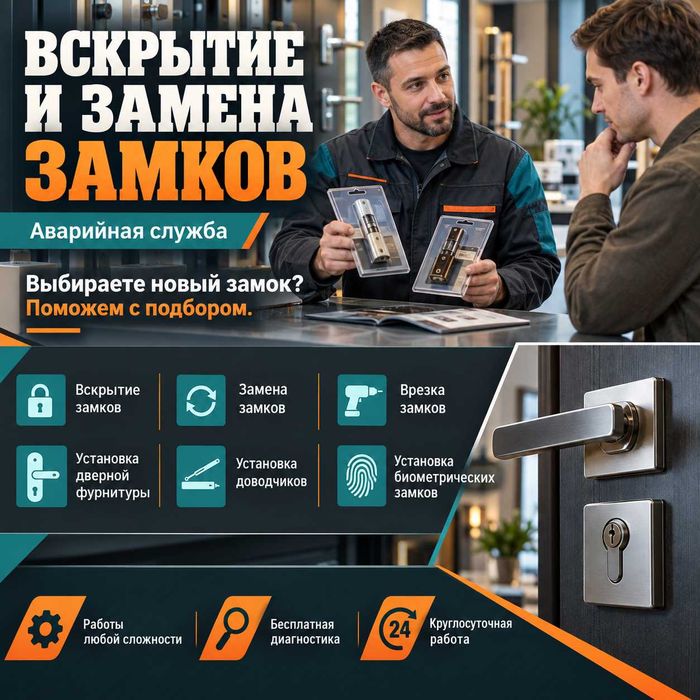 Вскрытие входной двери/гаражной/заменить замок/открыть цилиндровый