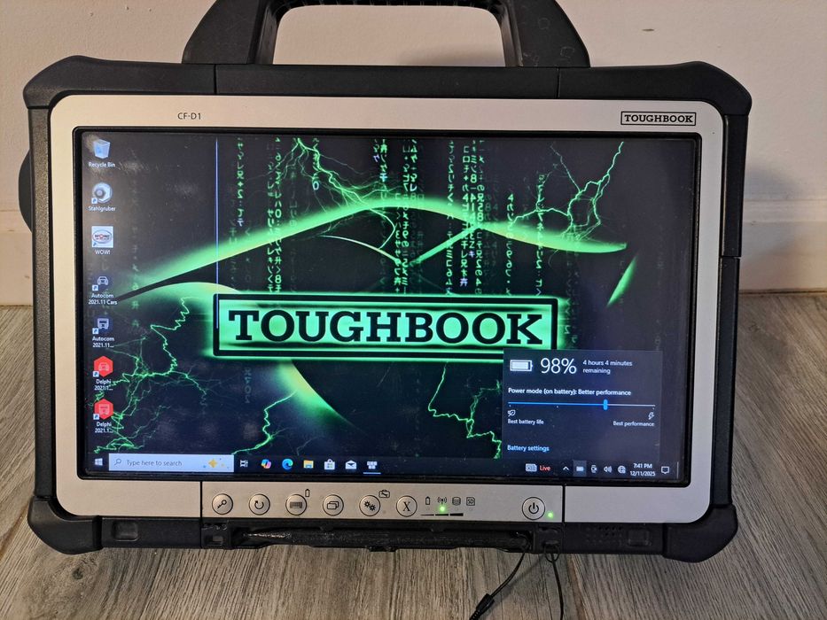 Tabletă militară Panasonic Toughbook CF-D1 MK3 mic defect la display