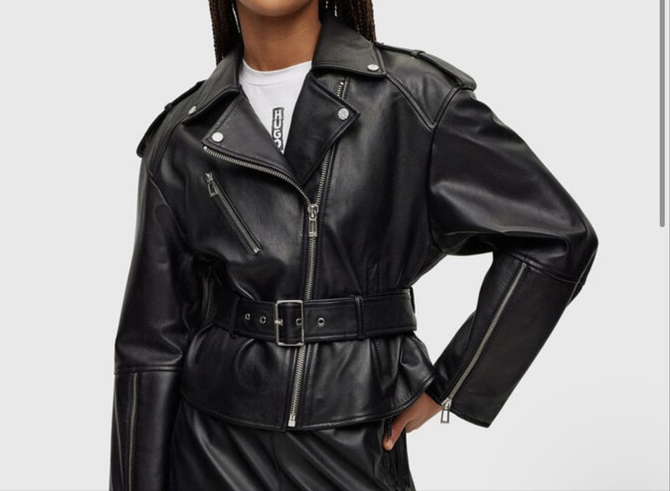 Кожено яке Hugoboss, размер М