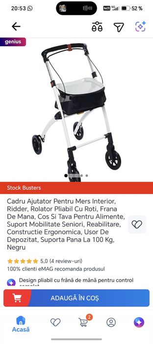 Cadru ajutător pentru batrani