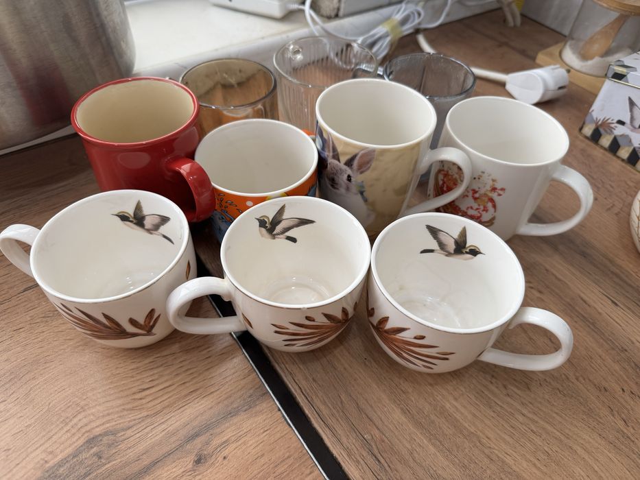 Стаканы 10 штук разные