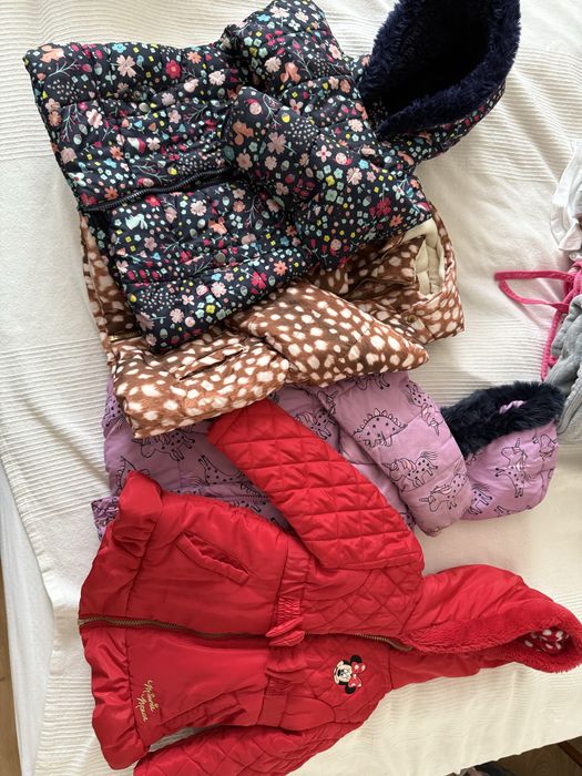Сет зимни якета за момиче 3-4 години