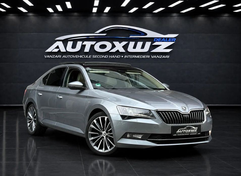 Skoda Superb Garantie12Luni/L&K/BiXenon/Led/Panoramic/Piele/Camera/Webasto