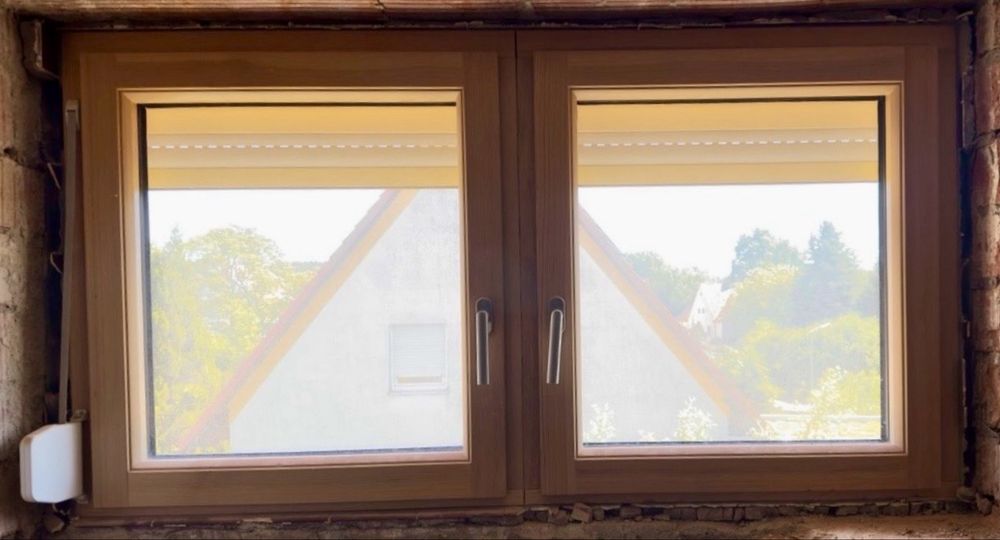 Ferestre lemn aluminiu  termopan mai multe dimensiuni Germania Garantie