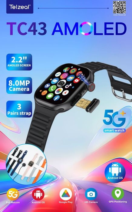 Smart watch android telzeal TC43