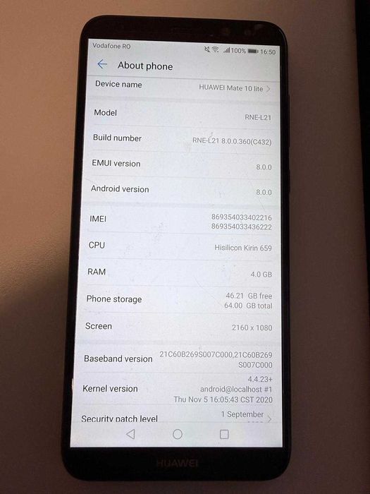 Huawei Mate 10 Lite 64GB 4GB Husa si Folie