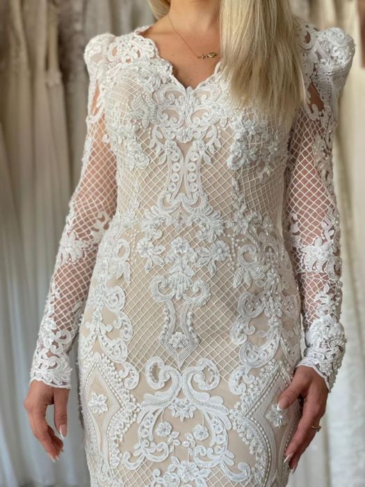 Rochie deosebita de mireasa cununie botez ocazie XS - S