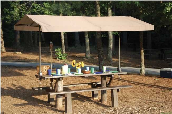 Преносим сенник за маса ShelterLogic Quick Clamp Shade Canopy 14563