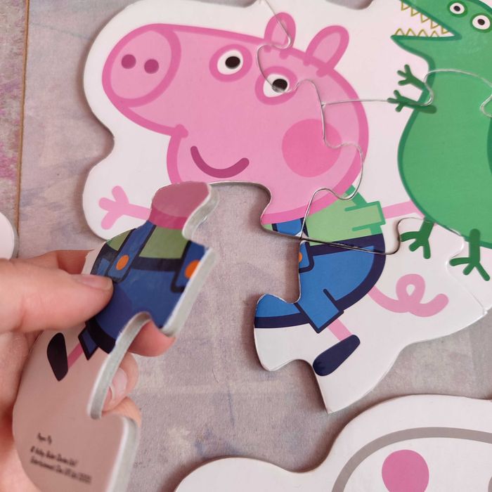 Лот от 3 пъзела 1-2 г Пепа Коли плодове