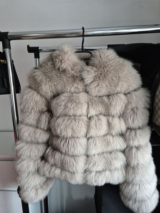 Дамско яке/ елек от естествен косъм