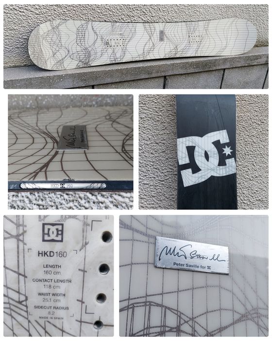 Placa de snowboard Snow DC HKD 160, Peter Saville
