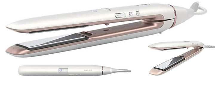 Преса за коса Philips HP8374/00, Сензор Moisture Protect, плочи с титаниево покритие