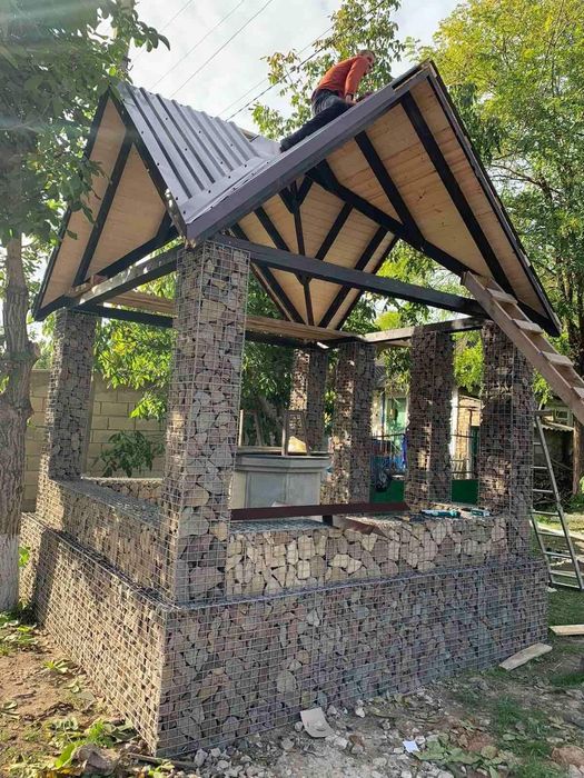 Сетка для габиона, сетка сварная 50×100