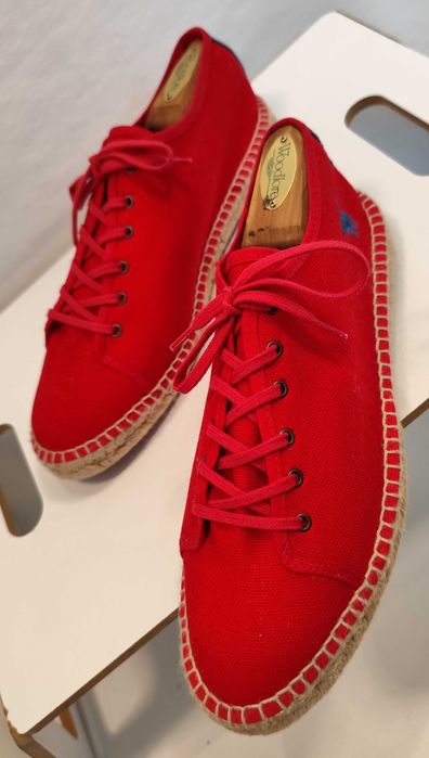 Pantofi sport casual 42 premium Peter Polo NOI material calitate superioara rosu