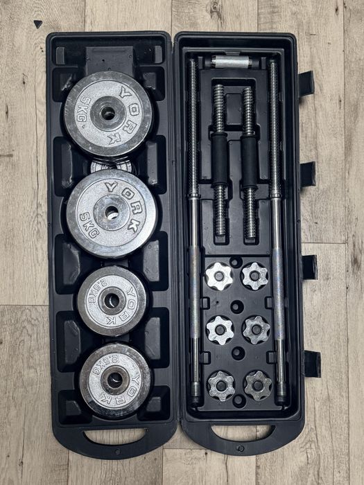 Набор гантели+штанга