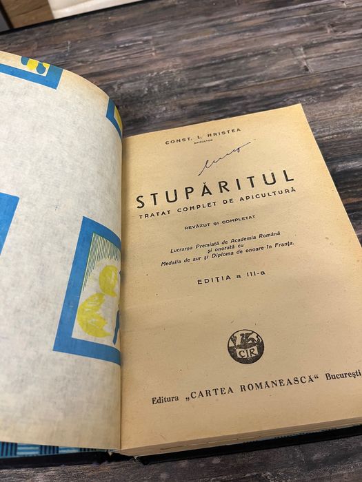 Carte Stuparitul c.i.hristea 1947