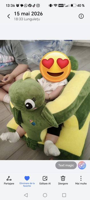 Fotoliu de plus pentru bebeluși