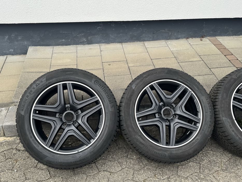 4 jante originale mercedes G klass 63Amg anvelope iarna 2024 275/50/20     Mercedes-Benz G-Class W463