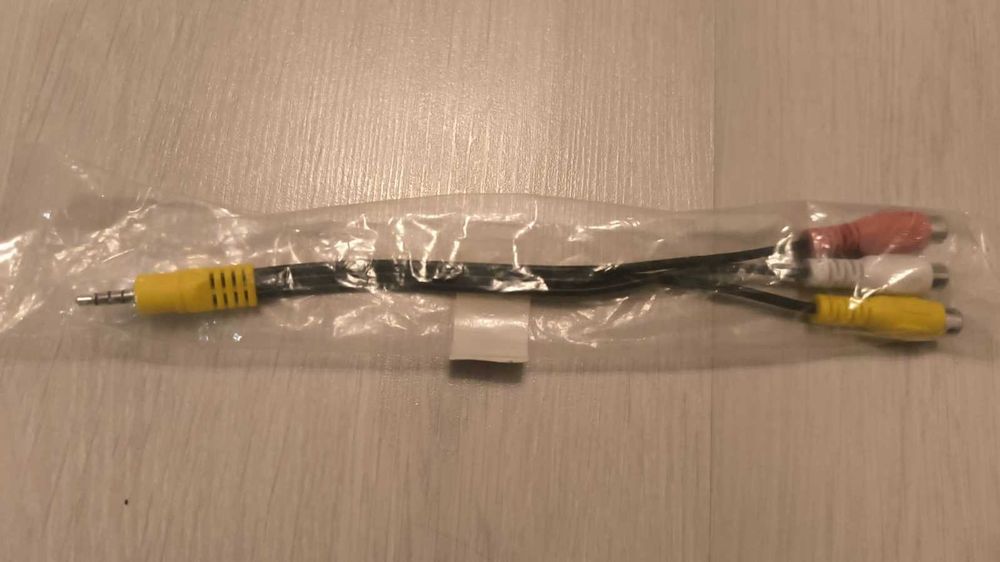 Cablu Adaptor AV Smart TV Jack 3.5mm la 3 RCA Mama (Video + Audio) NOU