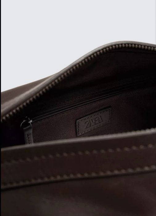 Trusa toaleta / borseta piele naturala  Zara man -  ideal cadou premiu