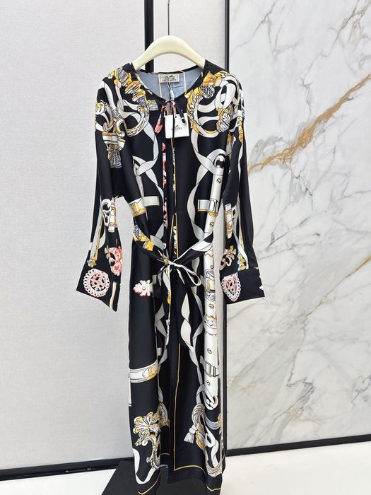 Платье Hermes шелк