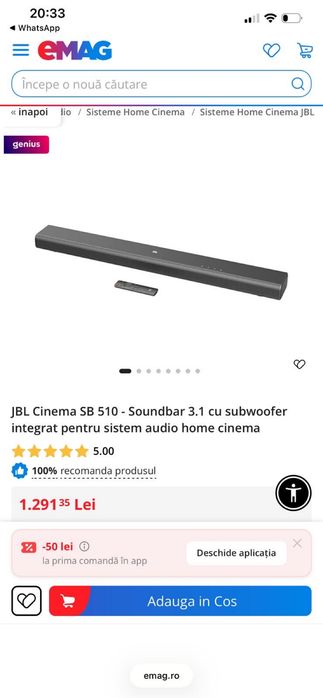 soundbar jbl Nou