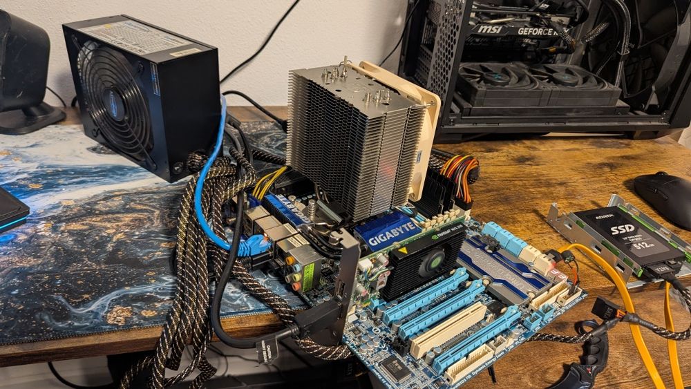 Kit retro intel i7 960 LGA 1366 Noctua Gigabyte  Bundle