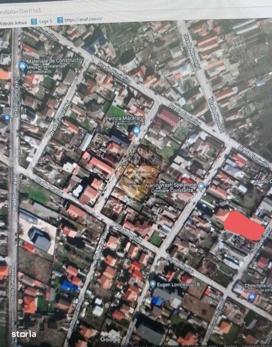 Teren 480mp cu D 12m L 40mp, Palazu Mare Utilitati la poarta