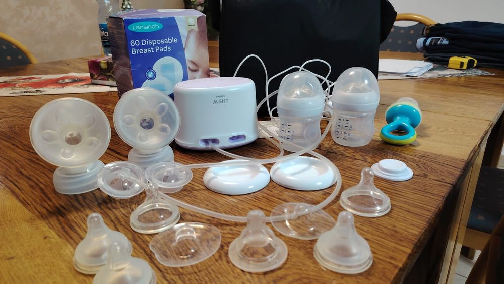 Pompa dubla Avent Philips + cadou