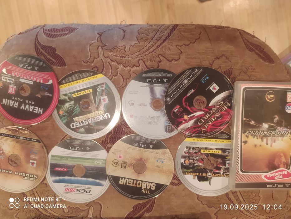 Большой выбор дисков для Playstation3