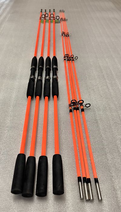 SET 4 Lansete FIBRA PLINA 3.0m WindBlade