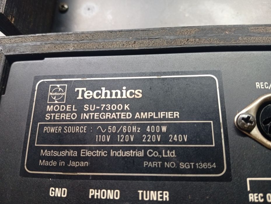Винтидж сет TECHNICS su-7300 st-7300 rs-615