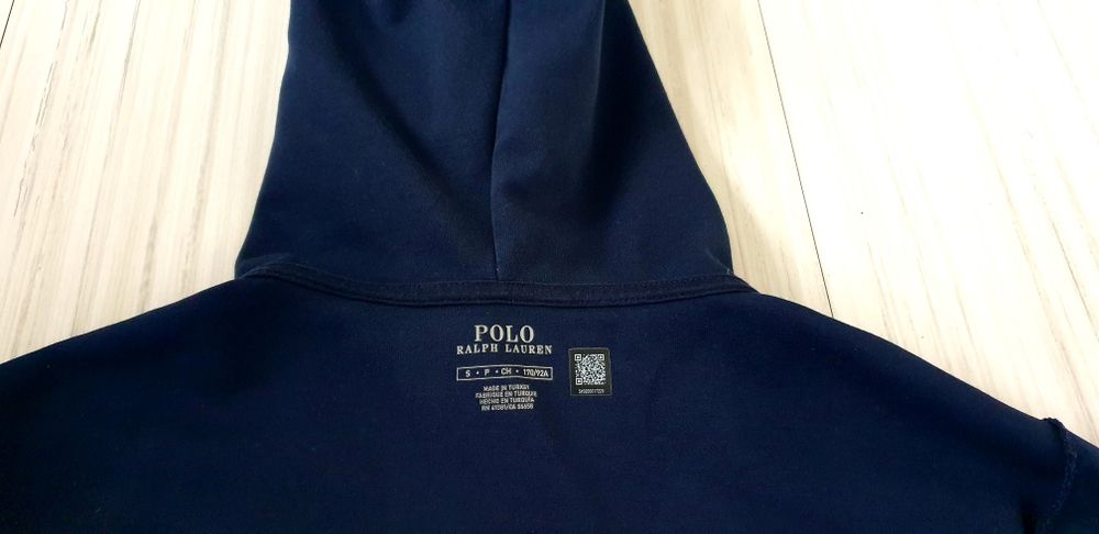 POLO Ralph Lauren Double Knit Tech Hoodie S ОРИГИНАЛ! Мъжко Горнище !