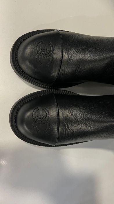 Ботуши черни естествена кожа