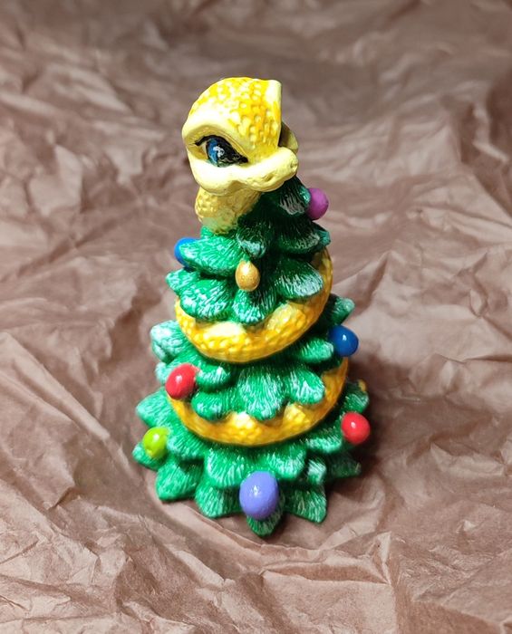 Силиконовая форма Змея на елке