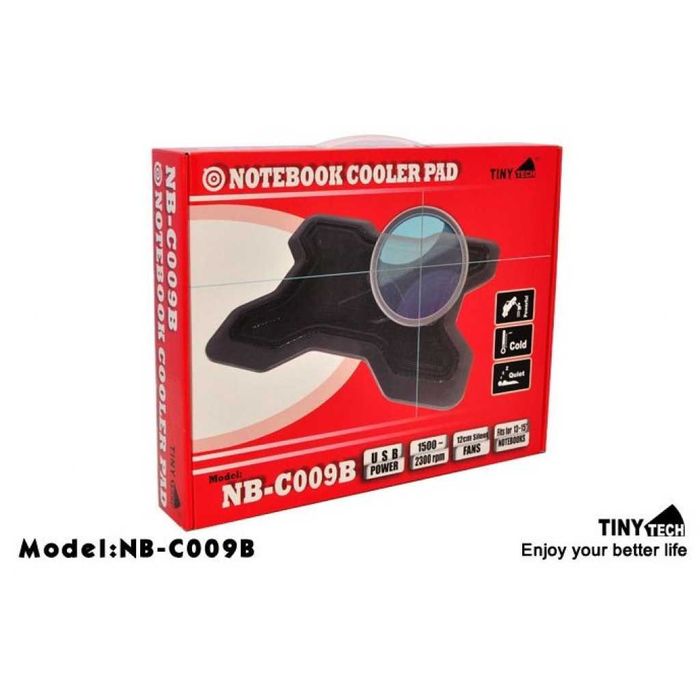 Охладител за лаптоп /Мощно охлаждане с безшумен вентилатор и RGB ефект