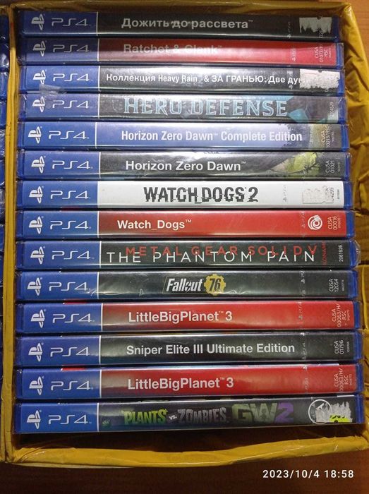 Новые лицензионные диски на PS4 игры (Sony Playstation 4) ОРИГИНАЛ !!!