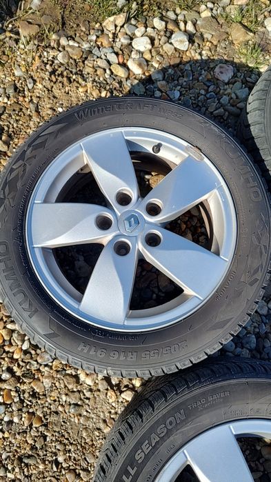 Jante Renault R16 5x114.3+Anvelope Allseason/Iarna 205/55/16 Megane