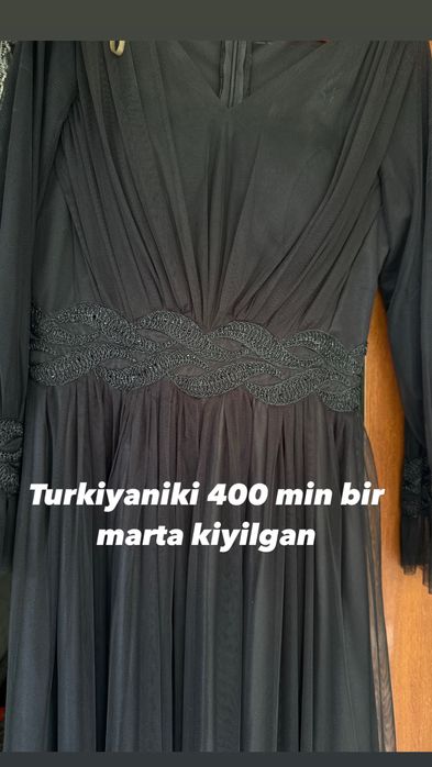 Vecherni koyne turkiyaniki br marta kiyilgan